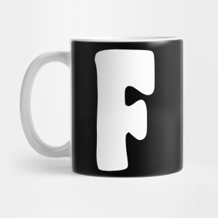 Letter F Mug